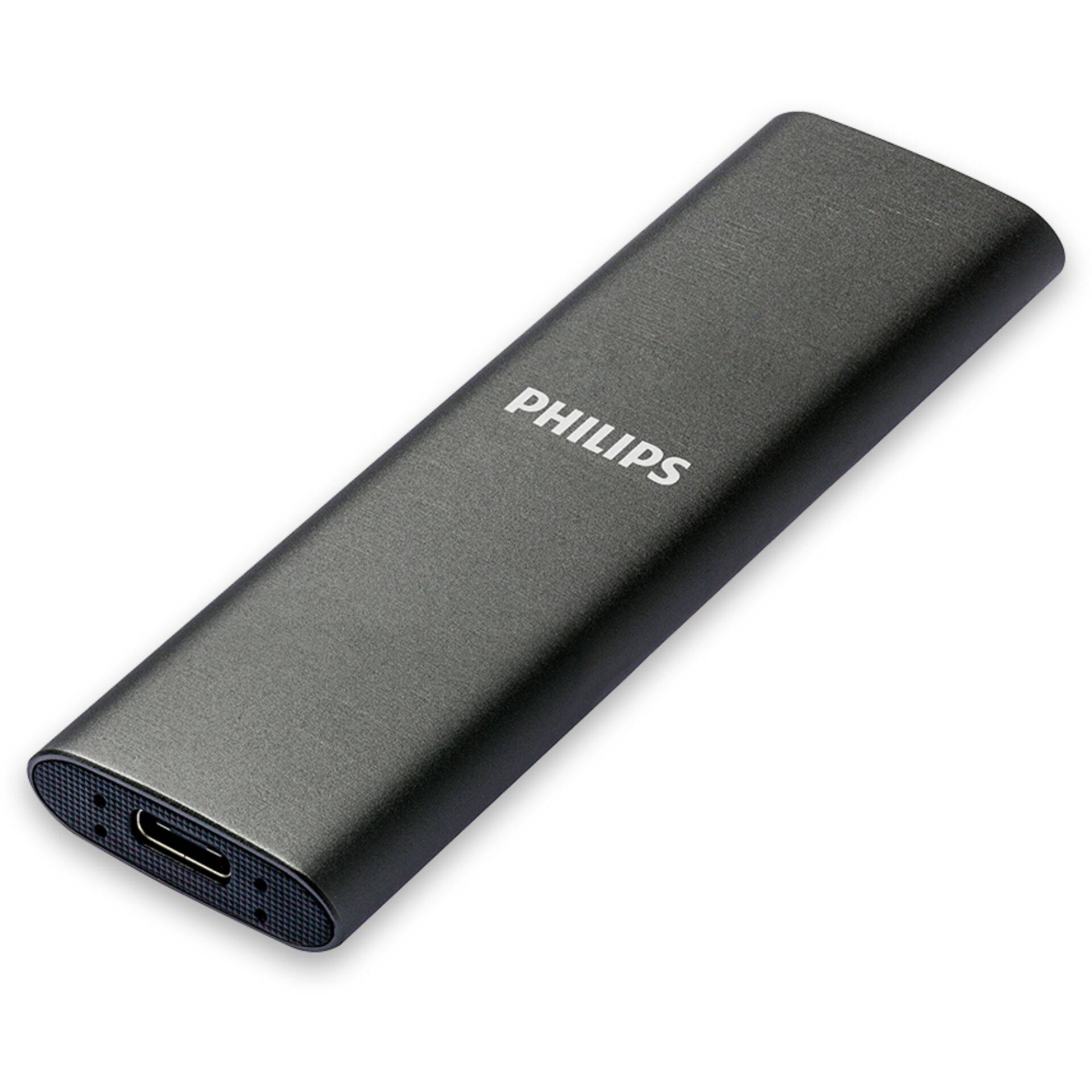 SSD Philips External 500 GB Ultra Speed Space Grey-0