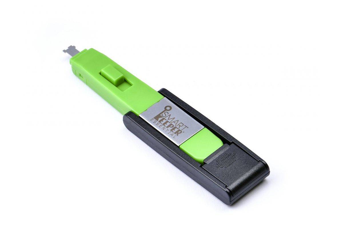 SmartKeeper Mini "DisplayPort" blocker groen 4 stuks + sleutel-1