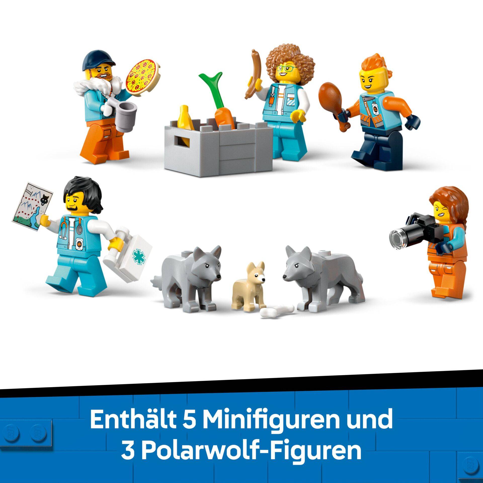 LEGO City 60471 laboratorium truck op de Noordpool-0