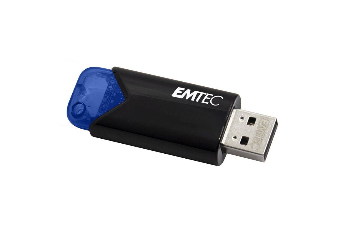 EMTEC USB-stick 32 GB B110 USB 3.2 Click Easy Blauw-1