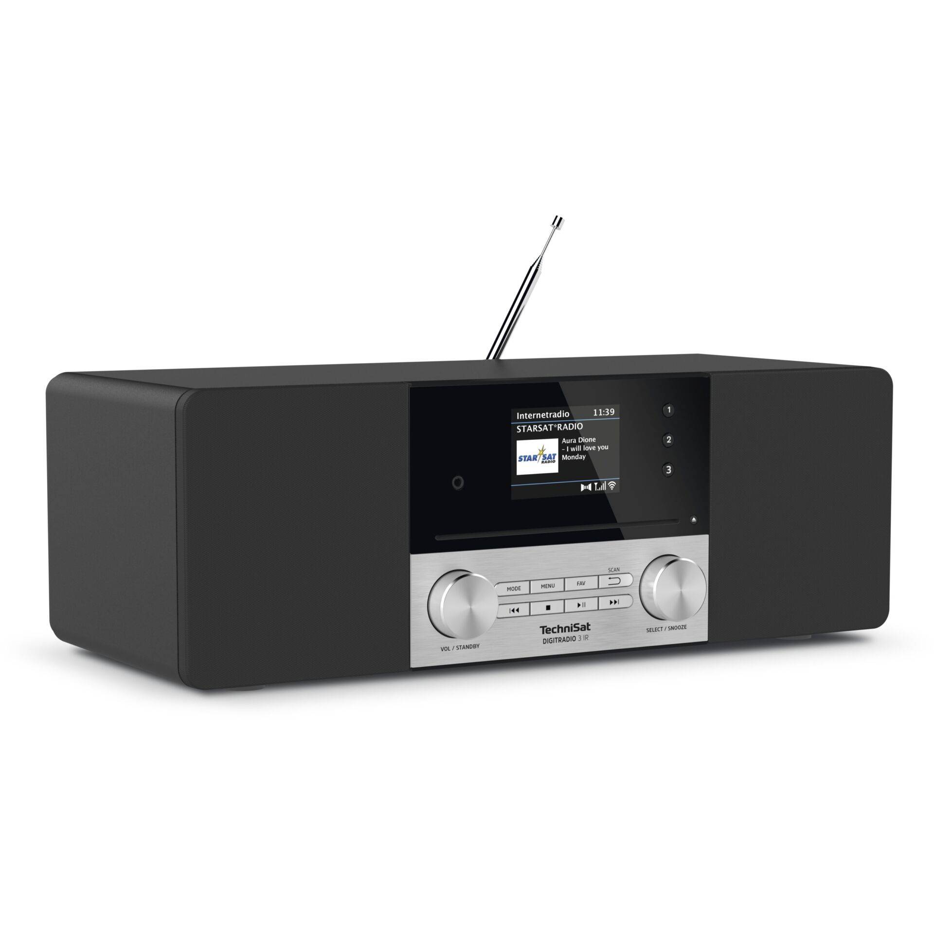 Technisat DigitRadio 3 IR zwart/zilver-0