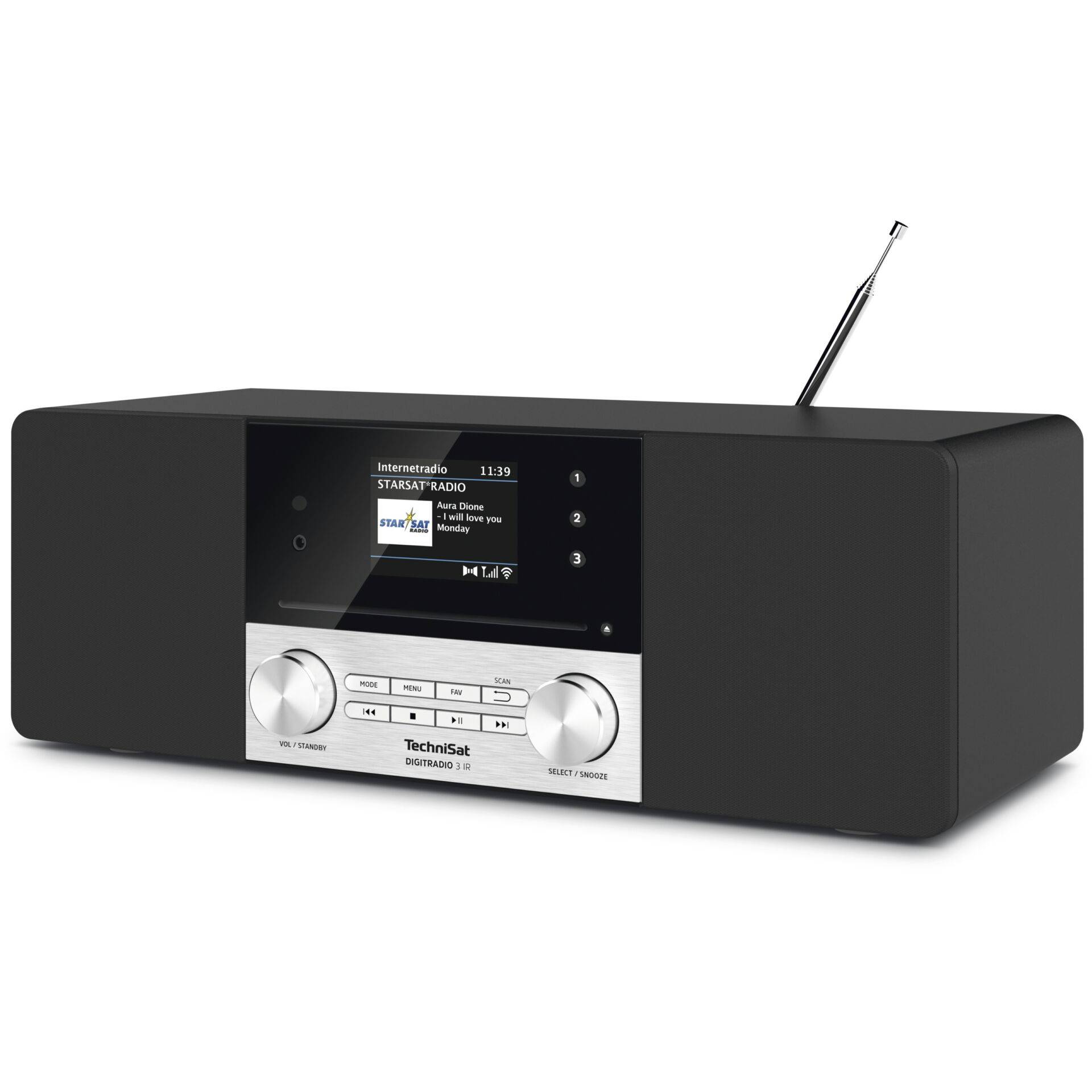 Technisat DigitRadio 3 IR zwart/zilver-1