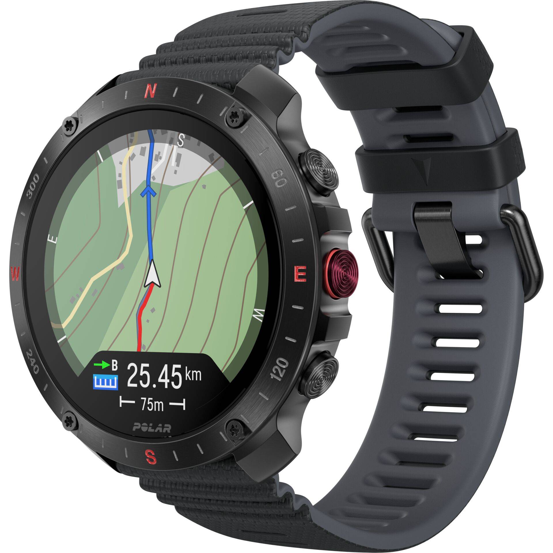 Polar Grit X2 Pro HR SL Zwart-1