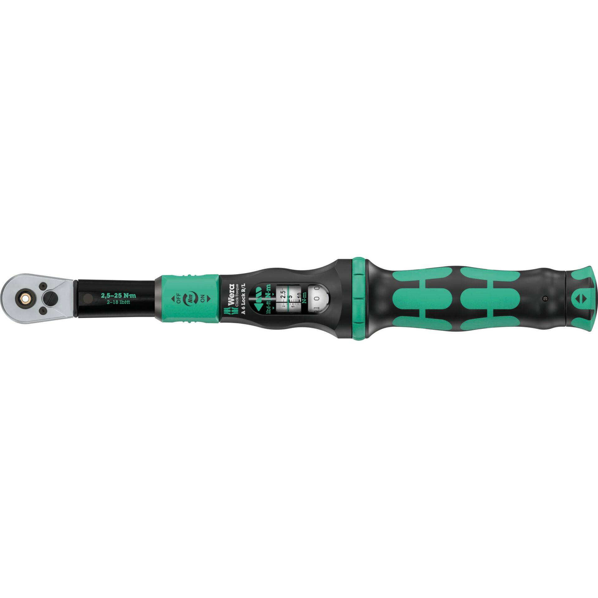 WERA WERA.05075694001 Sleutel: dynamometrische; 299mm; 2,5÷25Nm; Houder: zeshoekig; 1/4" - 1 stuk-0