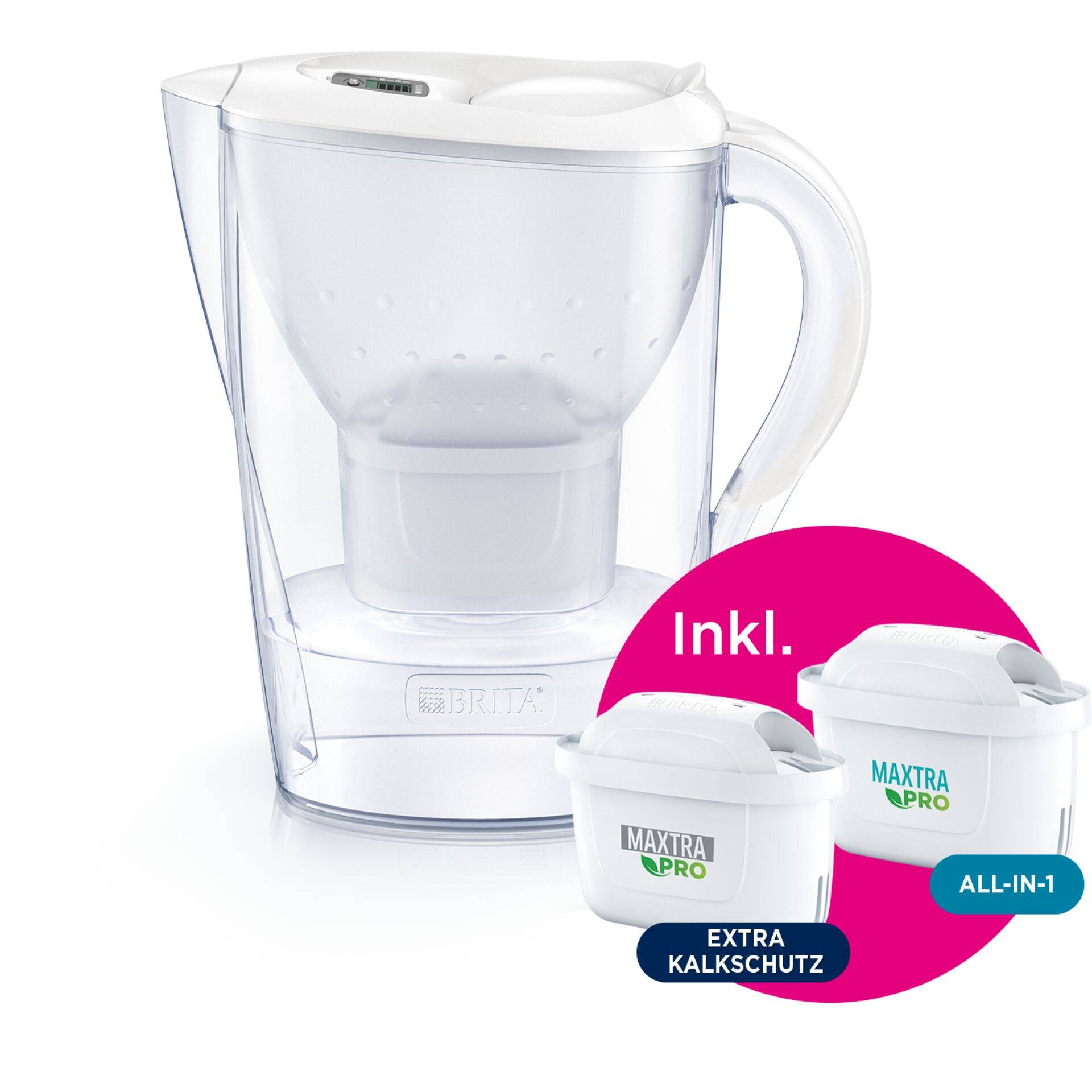 Brita Marella wit inclusief 1x ALL-in-1, 1x Extra Limescale-0