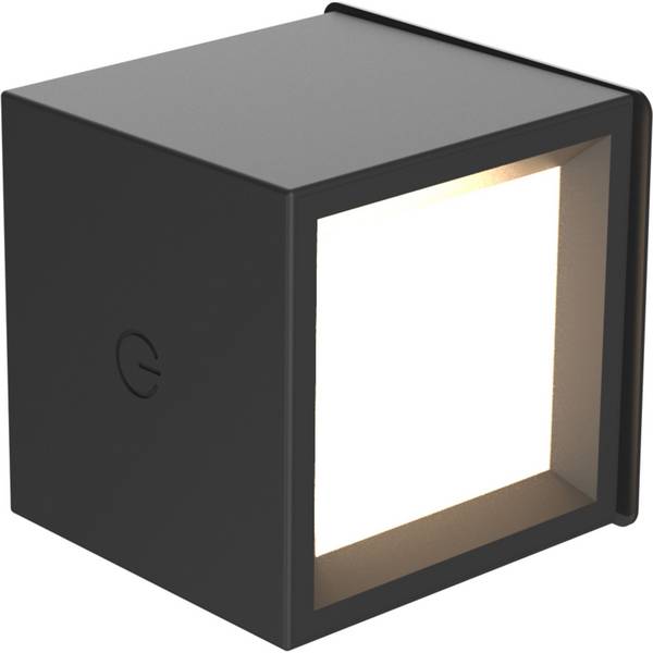 Nieuwe tuinbox met 8 batterijen, zwart