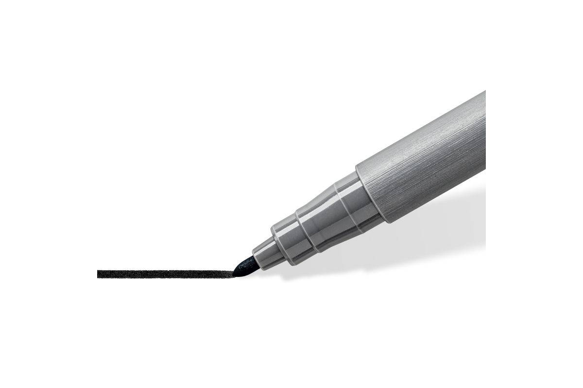STAEDTLER MultiInk Pigment Arts intensieve pen zwart set van 2 retail-2