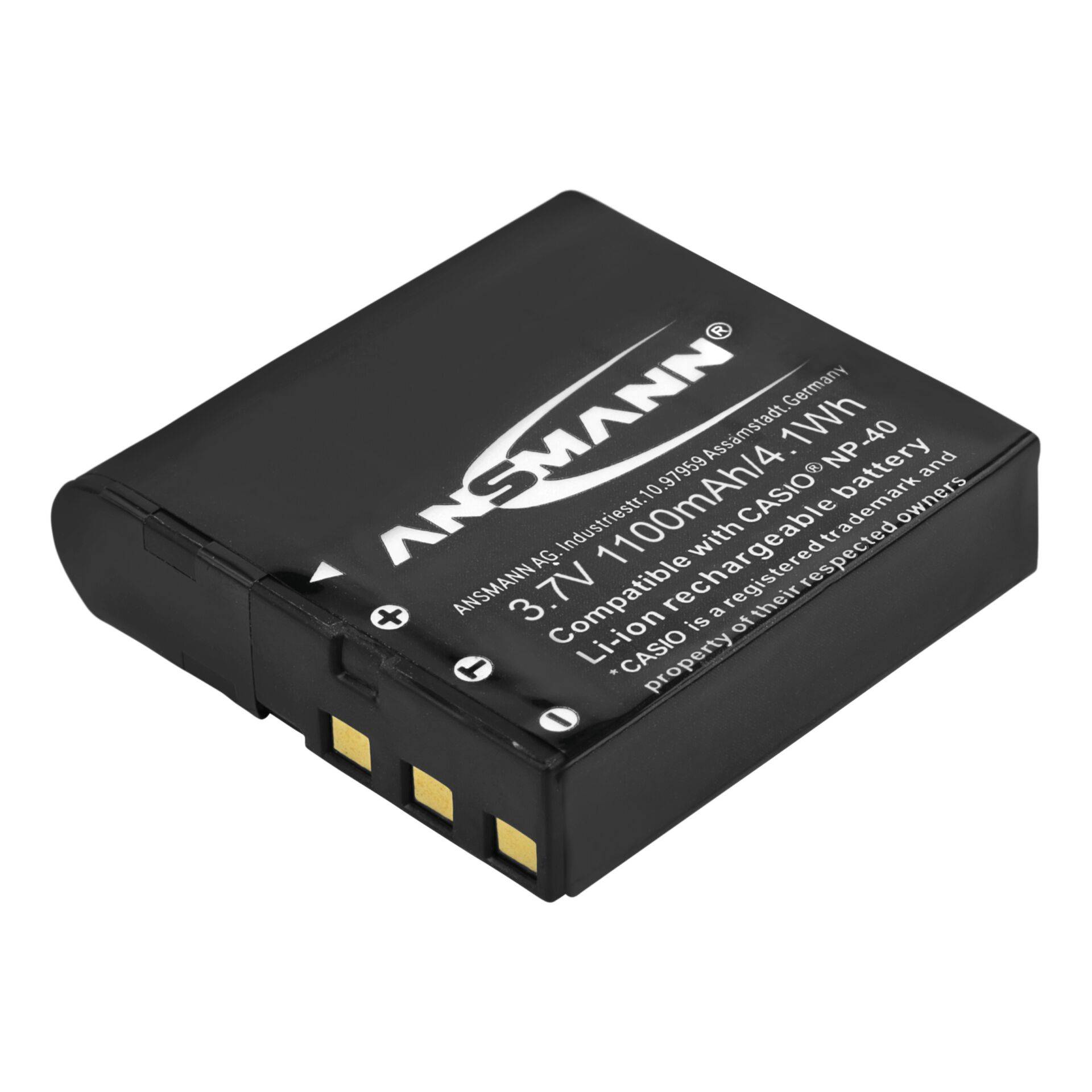 Ansmann NP-40 Camera-accu Vervangt originele accu NP-40 3.7 V 1100 mAh-0