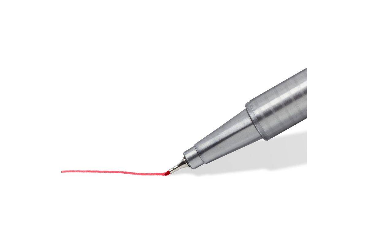STAEDTLER fineliner triplus zwart set van 4 retail-1