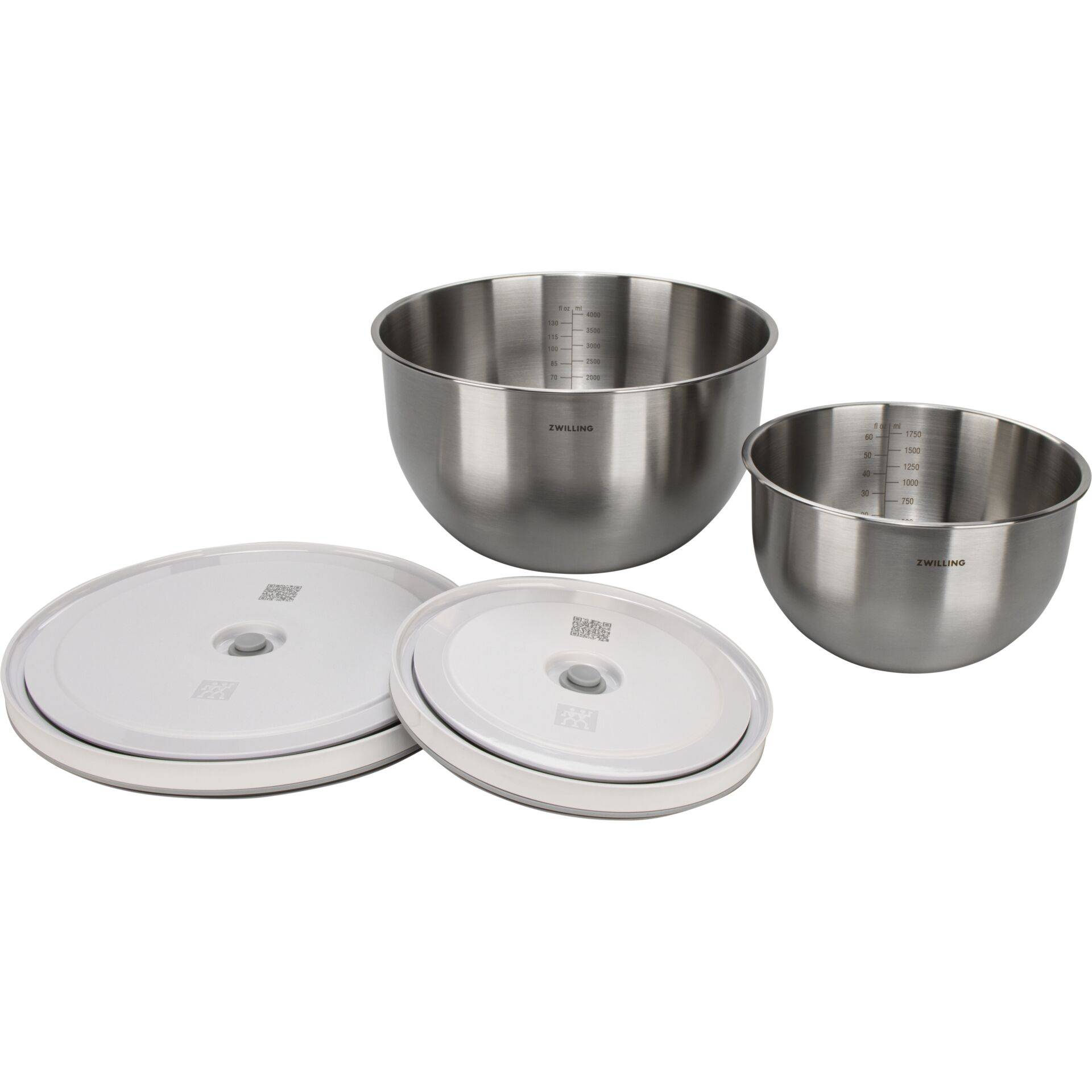 Zwilling Fresh&Save Kom Vacuüm Startset, 9-delig, roestvrij staal-1