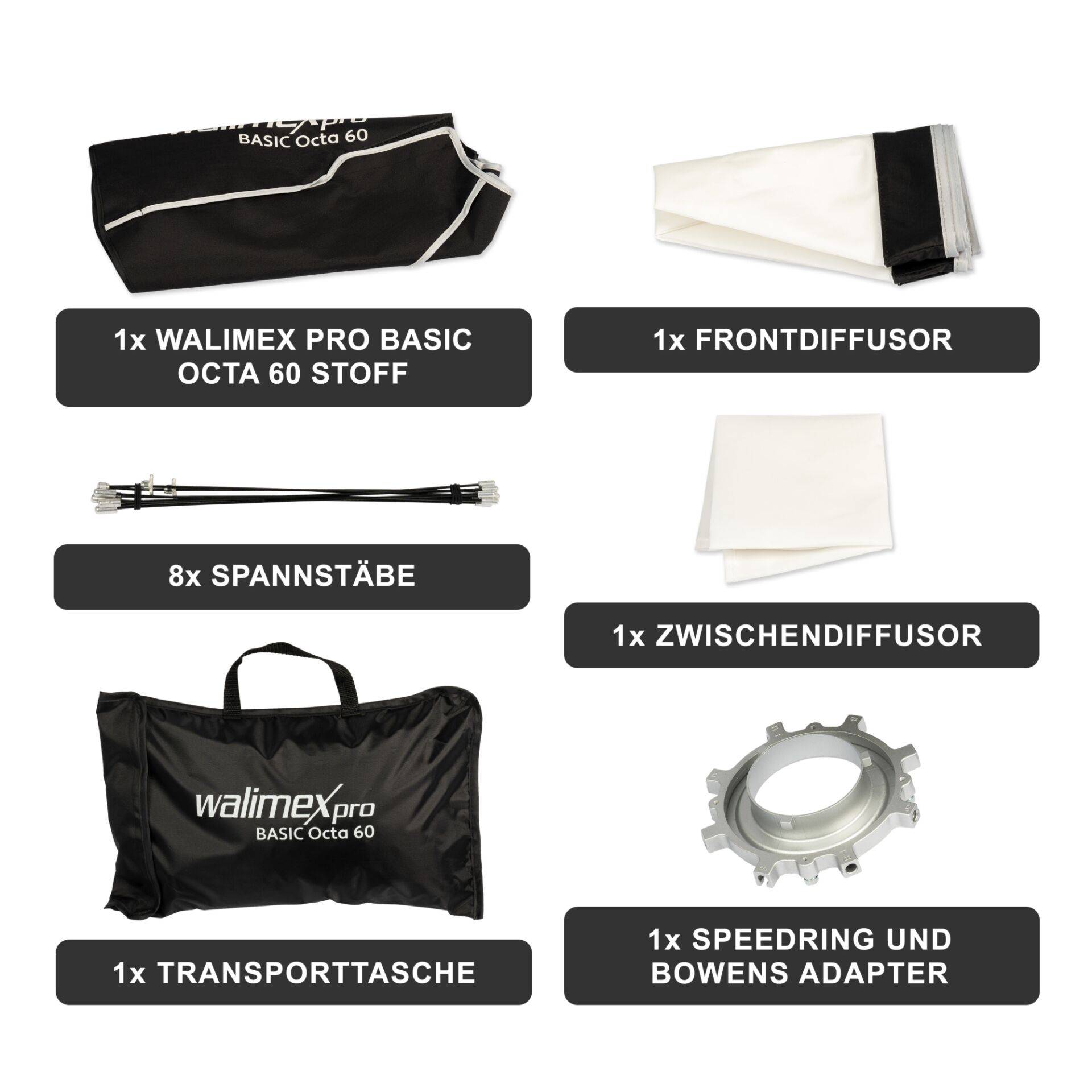 Walimex pro Softbox Basic Octa 60-2