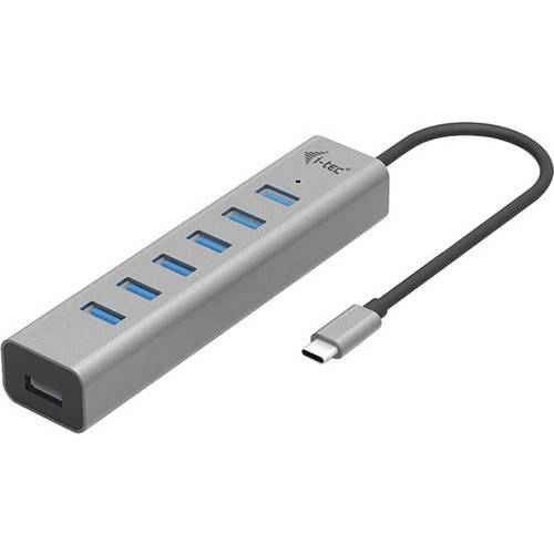 i-tec USB-hub - USB 3.2 (Gen 1) Type C - Draagbaar - 7 Total USB Port(s) - Windows, iPadOS, Linux, Mac, Android, ChromeO-0