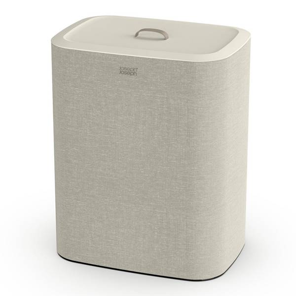 Joseph Joseph Tota ecru 90L Wasmand met scheidingsbak
