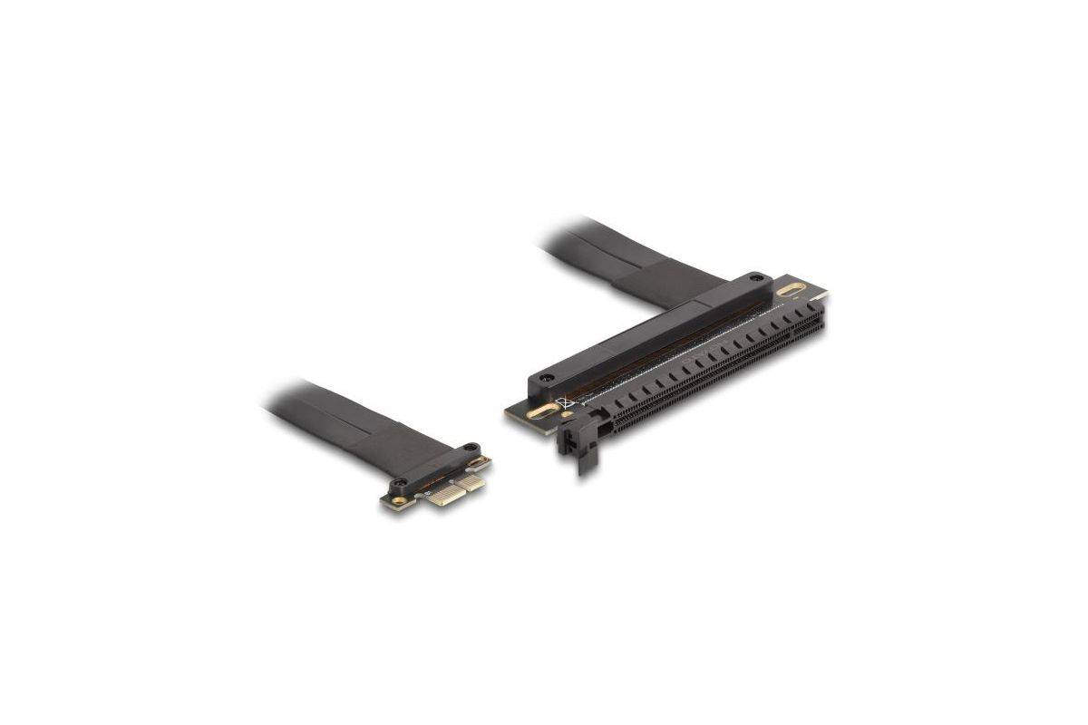 Delock Riser Card PCI Express 3.0 x1 male to x16 slot with cable 30 cm-0
