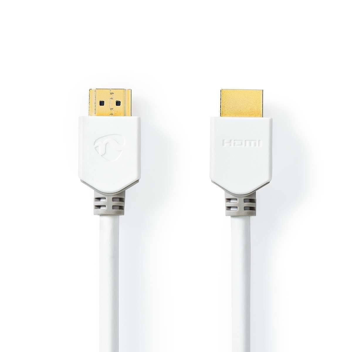 Nedis HDMI kabel - HDMI2.0 (4K 60Hz + HDR) / wit - 1,5 meter