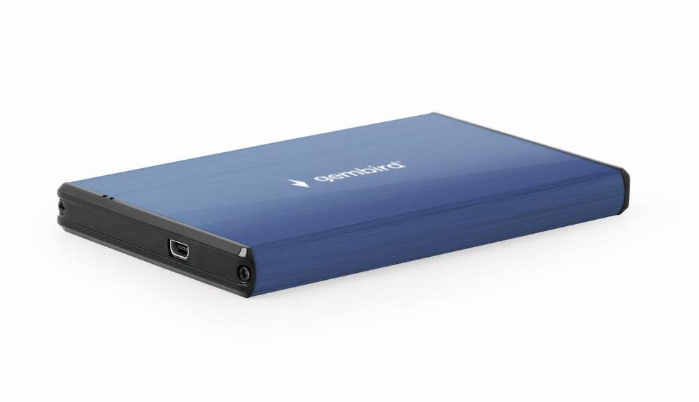 GEMBIRD EE2-U3S-3-DB Behuizing voor schijven: 2,5"; USB 3.0; aluminium; donkerblauw - 1 stuk-0