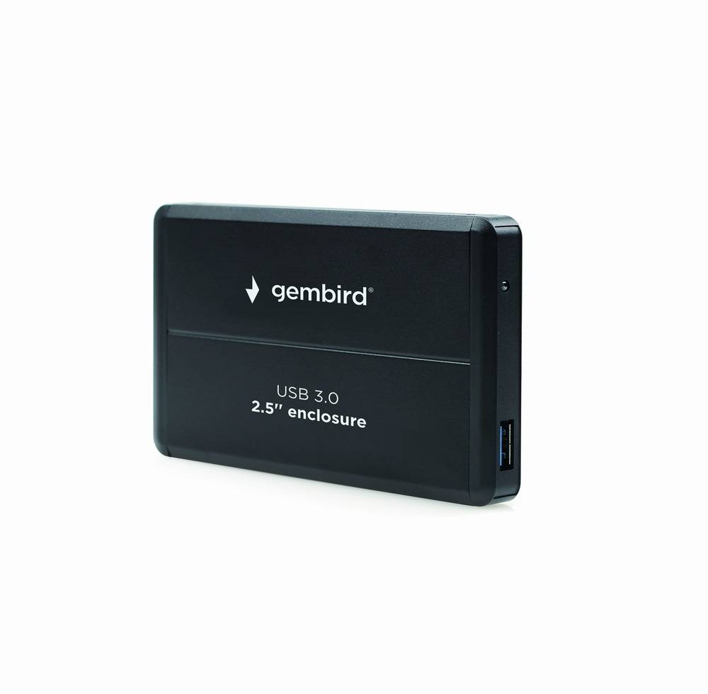 Gembird EE2-U3S-2 harde schijfbehuizing, zwart, 2,5 inch