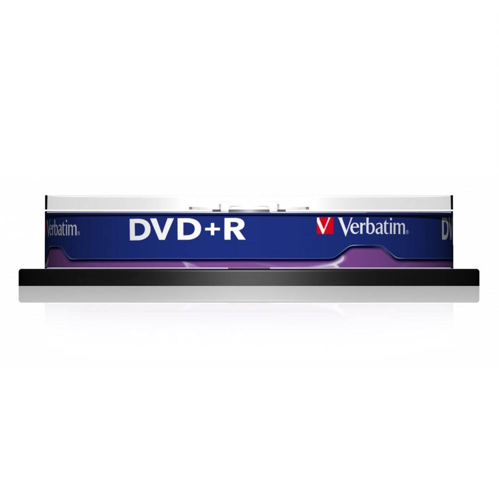 Verbatim DVD+R discs op spindel - 16-speed - 4,7 GB / 10 stuks-0