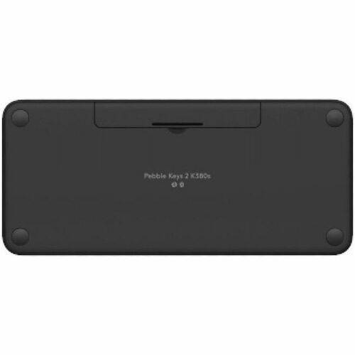 Logitech Pebble Keys 2 K380s Toetsenbord - Draadloos Verbinding - USB Interface - Spaans - QWERTY indeling - Grijs - Blu-2