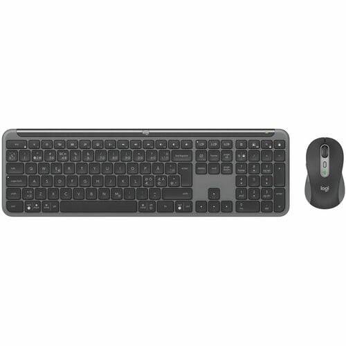 Logitech Signature Slim MK950 Toetsenbord en muis - AZERTY - Frans - USB type A Scharen Draadloos Bluetooth 5.1 Toetsenb-0