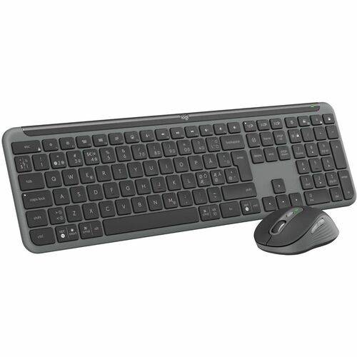 Logitech Signature Slim MK950 Toetsenbord en muis - AZERTY - Frans - USB type A Scharen Draadloos Bluetooth 5.1 Toetsenb-1