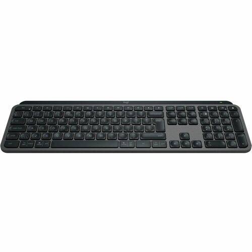 Logitech MX Keys S Toetsenbord - Draadloos Verbinding - USB Interface - Zwitserland - QWERTZ indeling - Grafiet - Membra-0