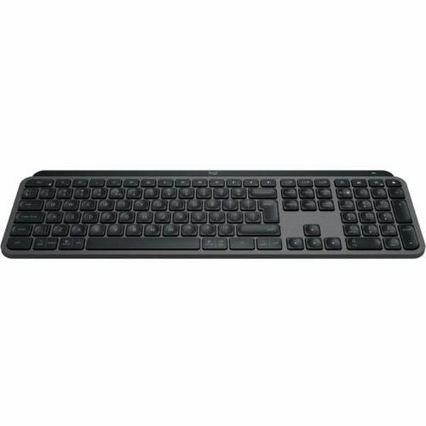Logitech MX Keys S Toetsenbord - Draadloos Verbinding - USB Interface - Zwitserland - QWERTZ indeling - Grafiet - Membra