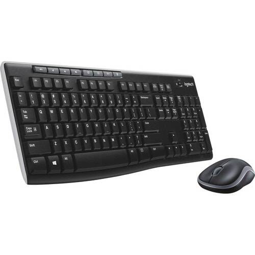 Logitech MK270 Toetsenbord en muis - Greek, Engels - USB Draadloos RF - USB Draadloos RF - Optisch - Scrollwiel - Mijn m-2