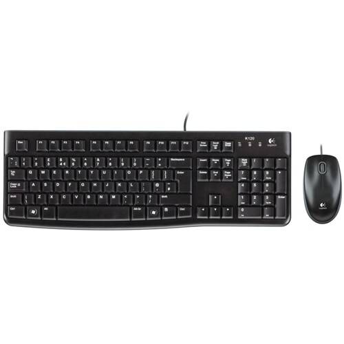 Logitech MK120 Toetsenbord en muis - Spaans - USB Kabel Toetsenbord - USB Kabel Muis - Optisch - Symmetrical-0