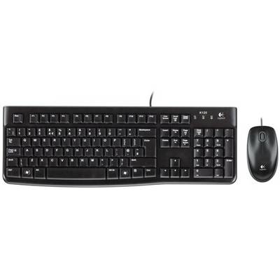 Logitech MK120 Toetsenbord en muis - Spaans - USB Kabel Toetsenbord - USB Kabel Muis - Optisch - Symmetrical-0