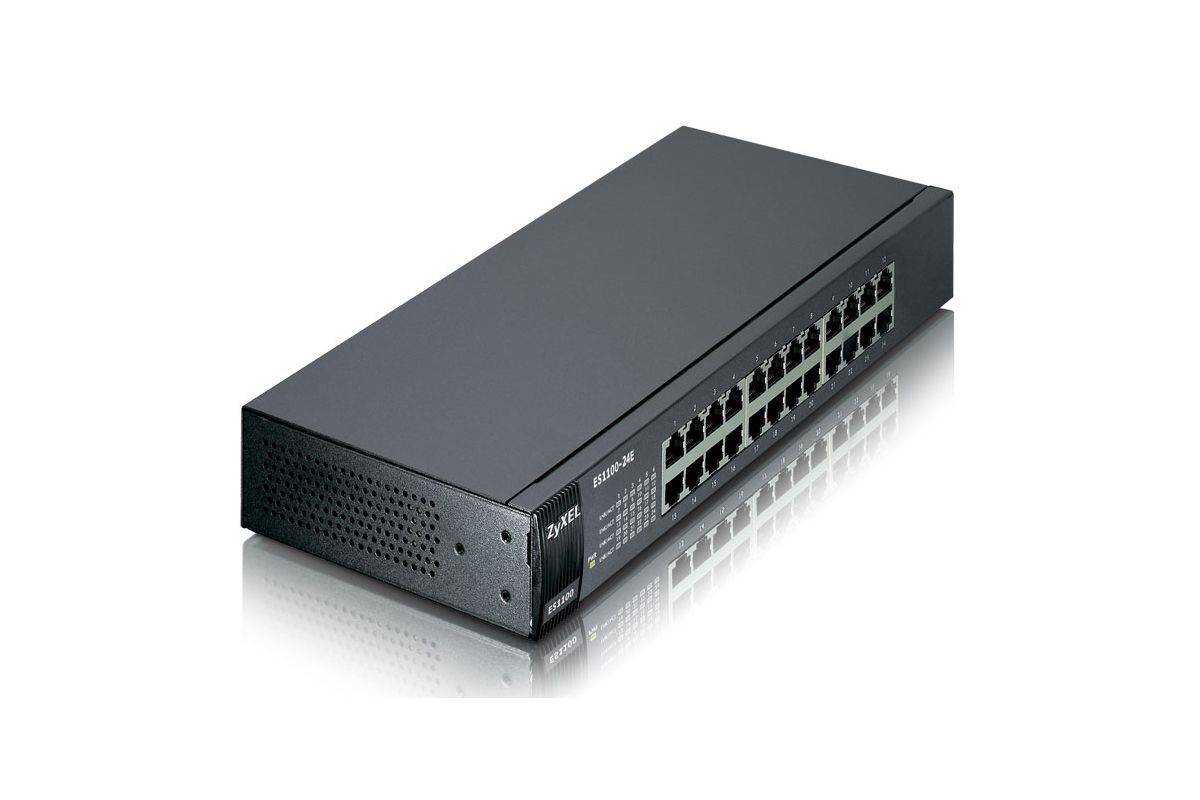 Schakelaar ZyXEL 24x FE ES1100-24E metaal-2