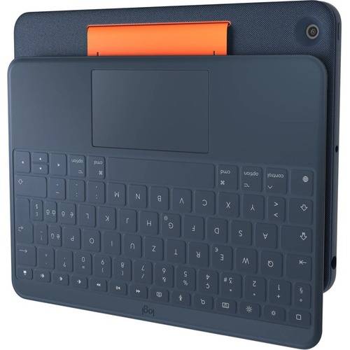 Logitech Rugged Combo 3 Touch Robuust Toetsenbord/hoes Apple iPad (7e generatie), iPad (Gen 8) Tablet-pc - Blauw - Wrikb-2