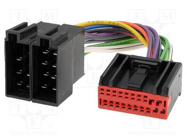 4CARMEDIA ZRS-152 Connector; ISO; Jaguar,Land Rover; PIN: 36 - 1 stuk