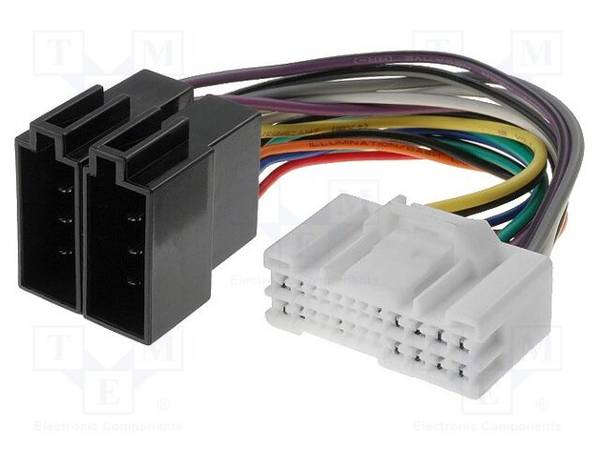 4CARMEDIA ZRS-174 Connector; ISO; Hyundai,Kia; PIN: 24 - 1 stuk