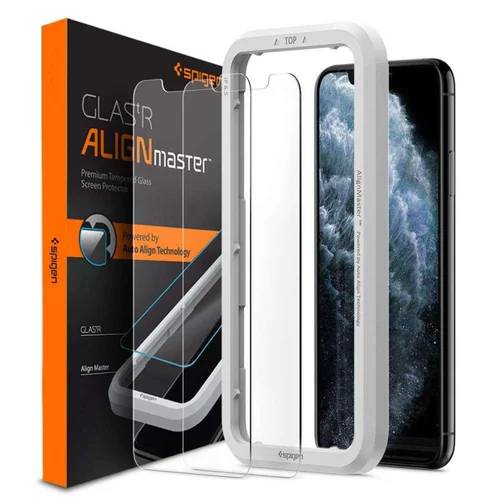 Spigen GLAStR EZ Fit Screenprotector + Applicator iPhone 11-0