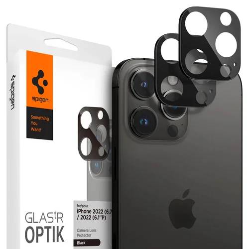 Spigen GLAStR Camera Protector Glas 2 Pack Apple iPhone 14 Pro / 14 Pro Max - Zwart-0