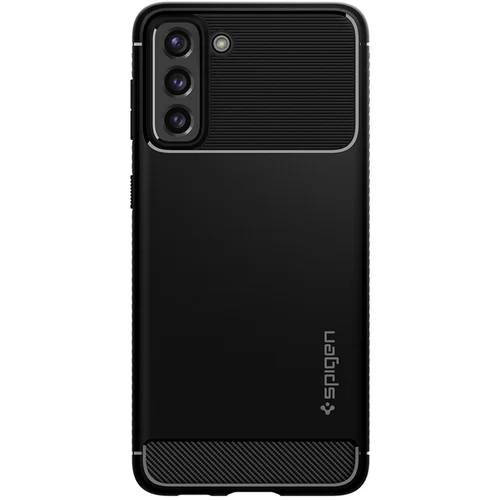 Spigen Rugged Armor Backcover Samsung Galaxy S21 - Zwart-0