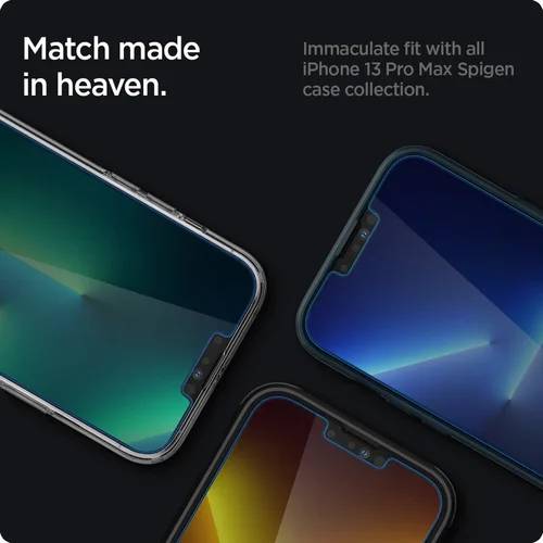 Spigen GLAStR Privacy Screenprotector + Applicator iPhone 13 Pro Max-0