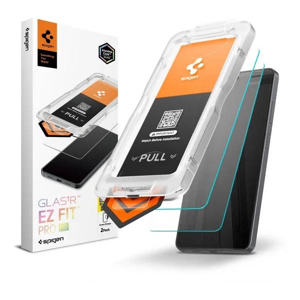 Spigen GLAStR EZ Fit Screenprotector 2 Pack + Applicator Samsung Galaxy S26 Plus