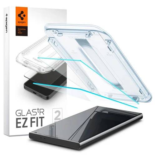 Spigen GLAStR EZ Fit Screenprotector + Applicator 2-pack Samsung Galaxy S24 Ultra-0