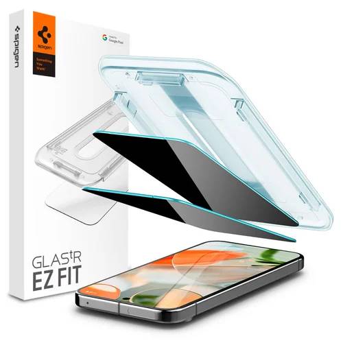 Spigen GLAStR Privacy EZ Fit Screenprotector + Applicator Google Pixel 9 / 9 Pro-0