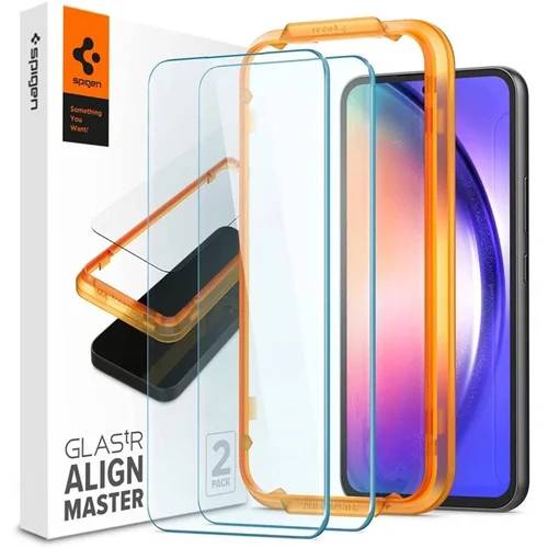 Spigen GLAStR EZ Fit Screenprotector + Applicator 2-pack Samsung Galaxy A54 (5G)-0