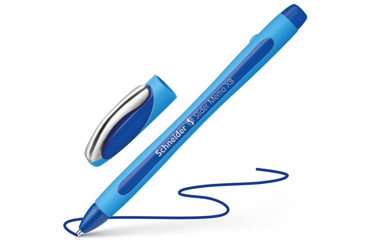 Schneider balpen Slider Memo XB blauw 10 st.-0