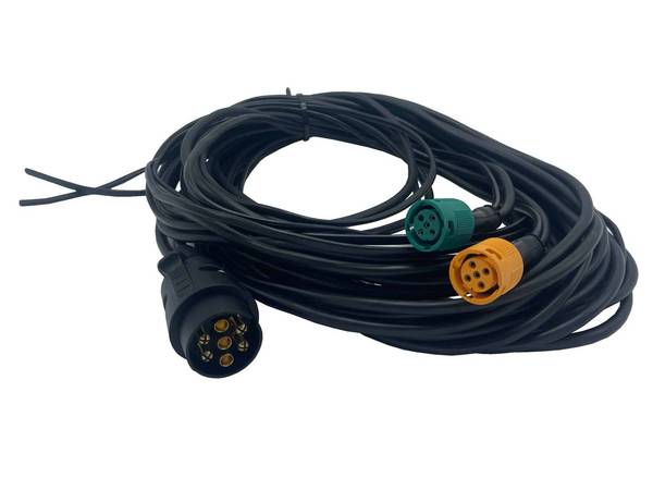 Kabelboom als Aspock 7 polig 5 polige connector - aftakingen