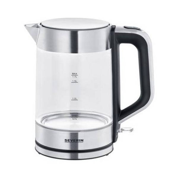 Severin WK 3420 Waterkoker 1,7 L Zwart RVS 2200 W WK3420