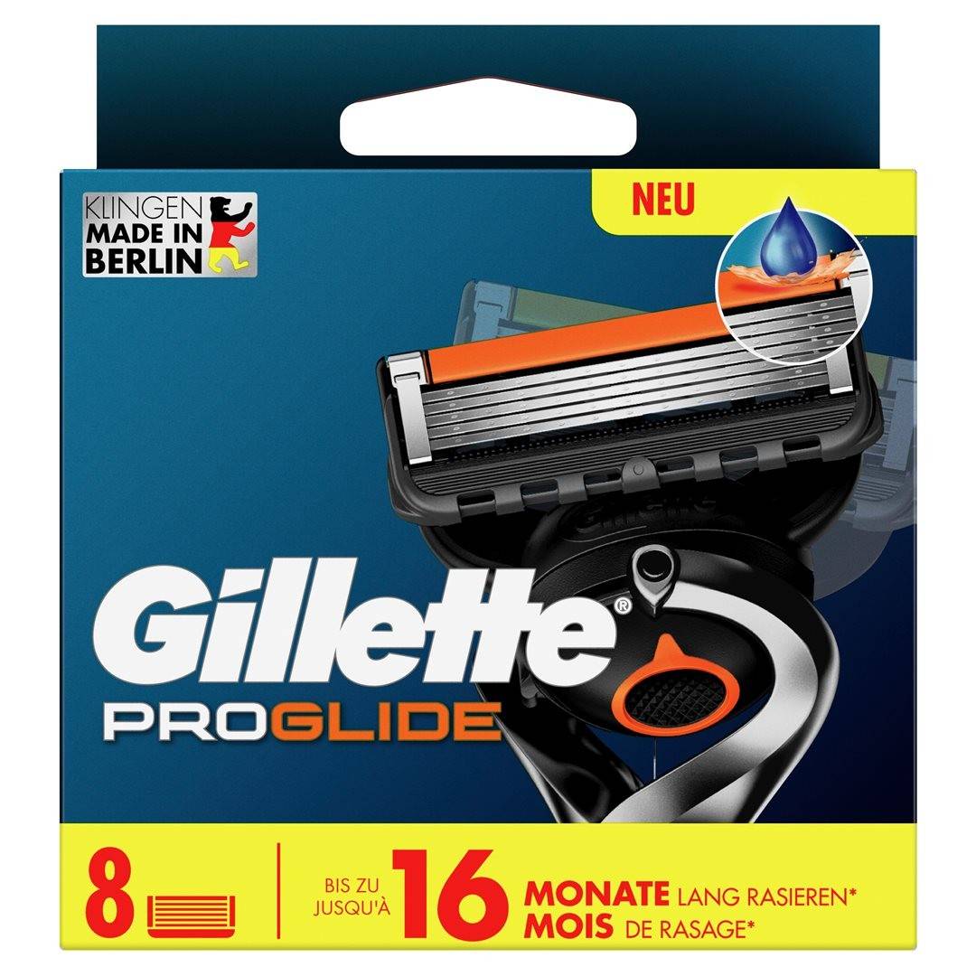 Gillette PROGLIDE Scheermesjes 8 stuks - 8700216519328-0