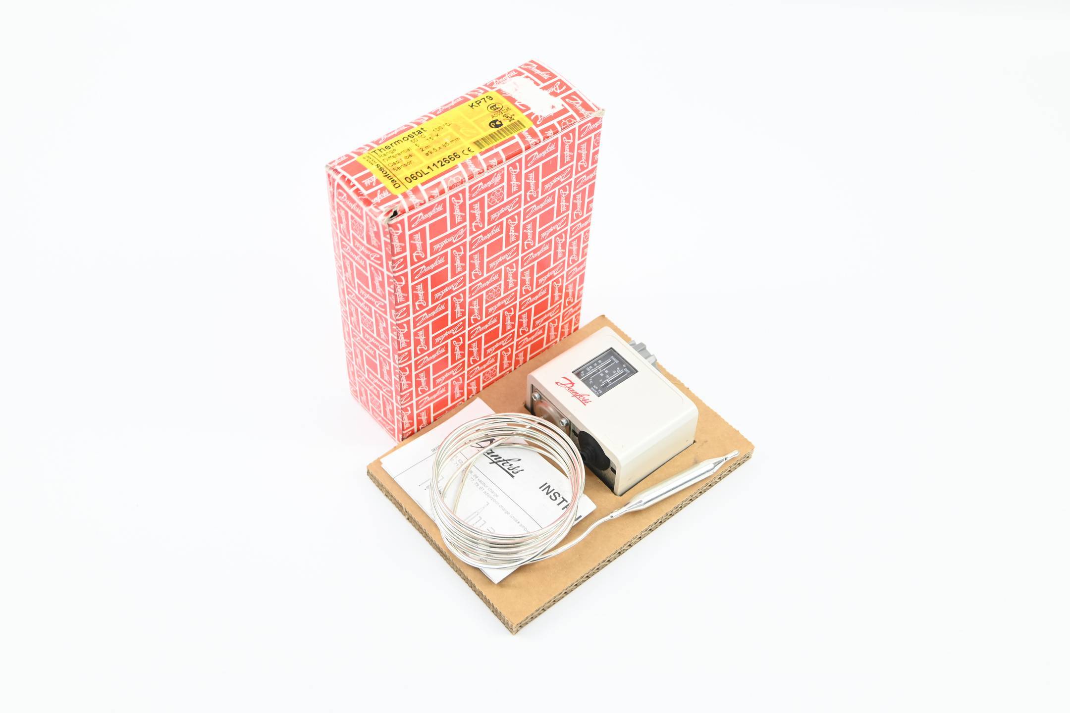 DANFOSS 060L112666 Sensor: thermostaatmet capillair; SPDT; 16A; 400VAC; 50÷100°C - 1 stuk-1