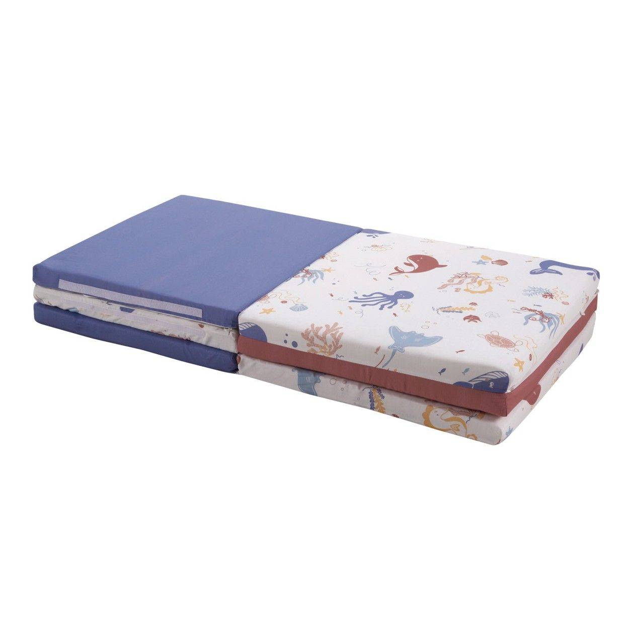 TINEO 5-in-1 Vouwbare Speelmat - 120x180 cm - Ideaal voor Baby's - Tunnel en Speelhuis 5-in-1-Spielmatte-2