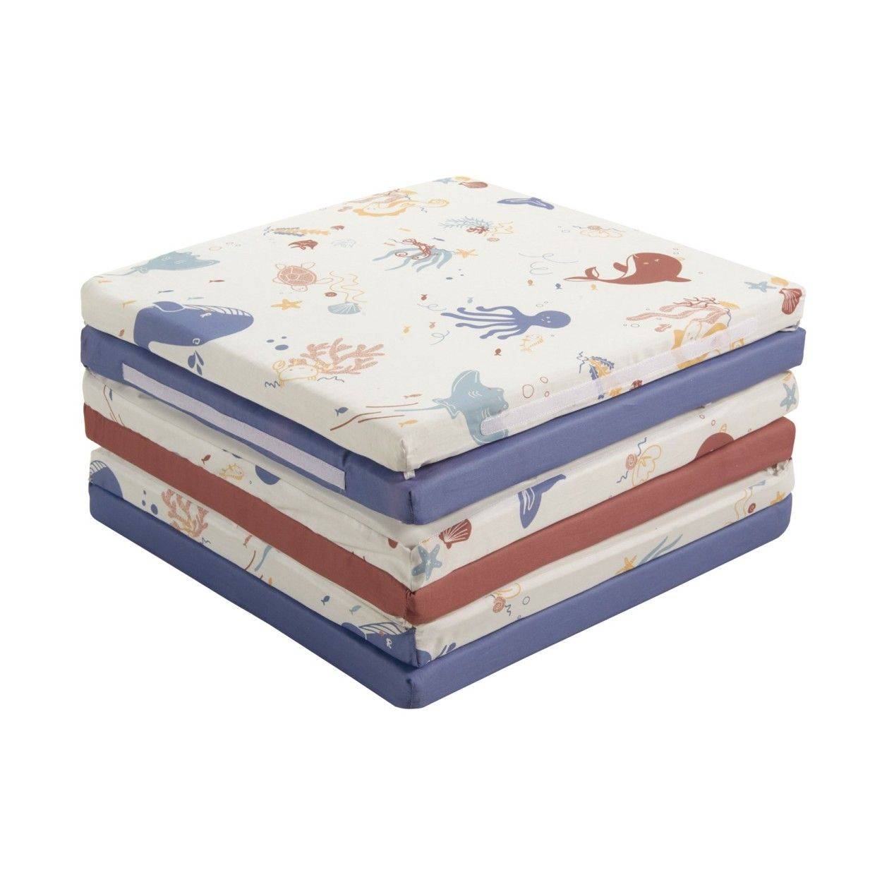 TINEO 5-in-1 Vouwbare Speelmat - 120x180 cm - Ideaal voor Baby's - Tunnel en Speelhuis 5-in-1-Spielmatte-3