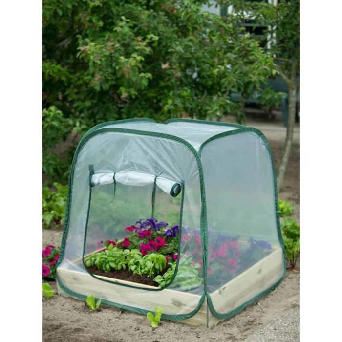NATURE Pop-Up Tuinserre 100x100x100 cm - UV-bestendig PE-1